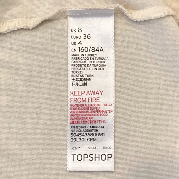 Topshop Flared Sleeve Shirt - Picture 5 of 6